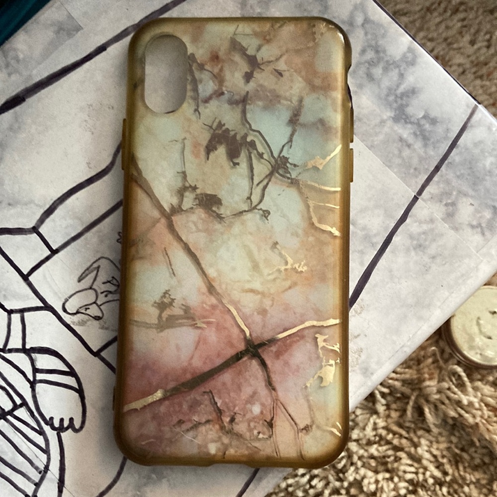 Marble design, iPhone 10 case